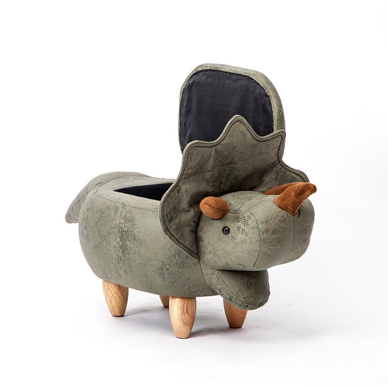 Creative Calf Cartoon Animal Stool At The Door Of Household